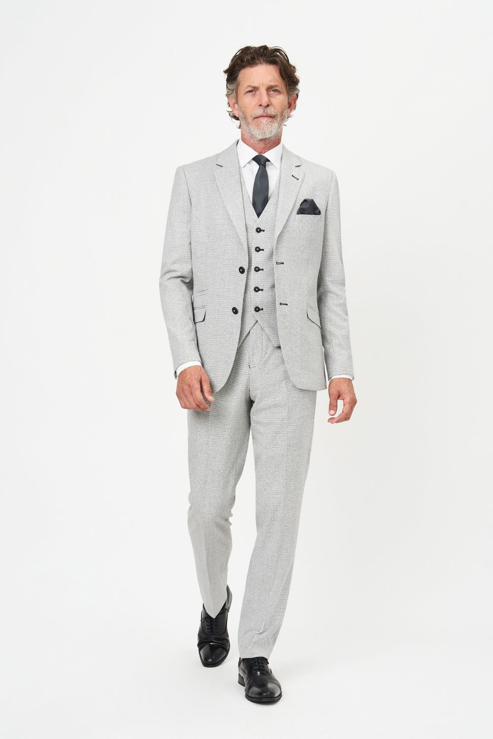 Piece Grey Slim Fit Suit to Hire – Rathbones Tailor
