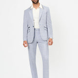 The Wheeler - 2 Piece Sky Blue Slim Fit Suit