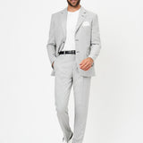 The Wheeler - 2 Piece Light Grey Slim Fit Suit