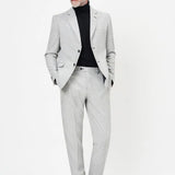 The Wheeler - 2 Piece Light Grey Slim Fit Suit