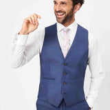 The Gregson - 3 Piece Italian Blue Slim Fit Suit