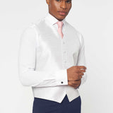 The Simkins - 3 Piece Blue Slim Fit Suit | Silver Dot Waistcoat