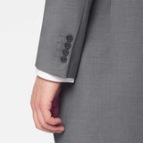 The Keadell - 3 Piece Grey Morning Suit | Pale Pink Double Breasted Waistcoat