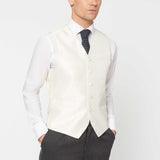 The Bidwell - 3 Piece Black Morning Suit | Ivory Dot Waistcoat