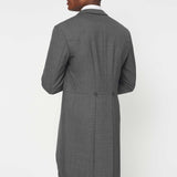 The Bidwell - 3 Piece Mid Grey Morning Suit | Ivory Dot Waistcoat