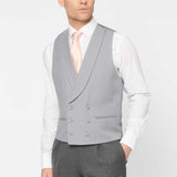 The Bidwell - 3 Piece Mid Grey Morning Suit | Dove Grey Double Breasted Waistcoat