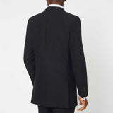 The Darnton - 2 Piece Black Herringbone Suit