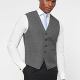 The Darnton - 3 Piece Black Suit | Mid Grey Waistcoat