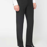 The Simkins - 3 Piece Black Slim Fit Suit | Ivory Dot Waistcoat