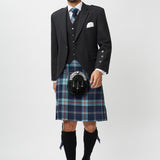 The Keville Charcoal Tweed Jacket & Waistcoat with Help for Heroes Kilt