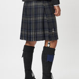 The Keville Charcoal Tweed Jacket & Waistcoat with Highland Storm Kilt