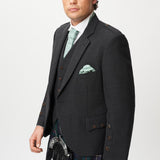 The Keville Charcoal Tweed Jacket & Waistcoat with Modern Robertson Kilt