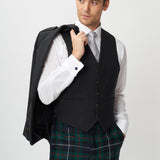 The Keville Charcoal Tweed Jacket & Waistcoat with Modern Robertson Trews