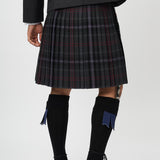 The Keville Charcoal Tweed Jacket & Waistcoat with Scottish Spirit Kilt