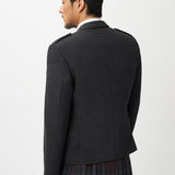 The Keville Charcoal Tweed Jacket & Waistcoat with Scottish Spirit Kilt