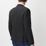 The Keville Charcoal Tweed Jacket & Waistcoat with Spirit of Bannockburn Trews