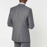 The Simkins - 3 Piece Grey Slim Fit Suit | Grey Tweed Waistcoat