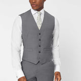 The Simkins - 3 Piece Grey Slim Fit Suit | Grey Waistcoat