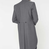 The Keadell - 3 Piece Grey Morning Suit | Ivory Dot Waistcoat