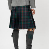 The Keville Light Grey Tweed Jacket & Waistcoat with Modern Robertson Kilt