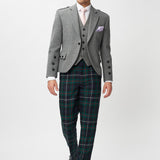 The Keville Light Grey Tweed Jacket & Waistcoat with Modern Robertson Trews