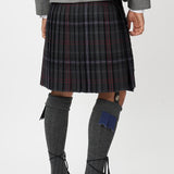 The Keville Light Grey Tweed Jacket & Waistcoat with Scottish Spirit Kilt