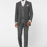 The Darnton - 3 Piece Mid Grey Suit | Mid Grey Waistcoat