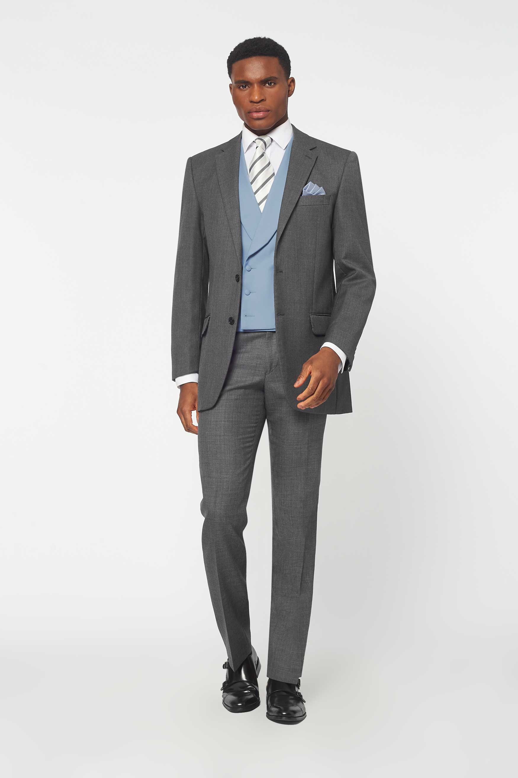 Wedding Attire Navy Suit With Grey Waistcoat Wedding Navy Blue