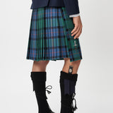 The Keville Navy Tweed Jacket & Waist Coat with Flower of Scotland Kilt