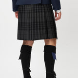 The Keville Navy Tweed Jacket & Waist Coat with Grey Spirit Kilt