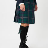 The Keville Navy Tweed Jacket & Waist Coat with Modern Douglas Kilt