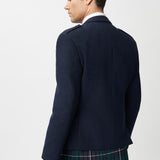 The Keville Navy Tweed Jacket & Waist Coat with Modern Douglas Kilt