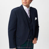 The Keville Navy Tweed Jacket & Waist Coat with Modern Douglas Trews