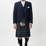 The Keville Navy Tweed Jacket & Waist Coat with Modern Robertson Kilt