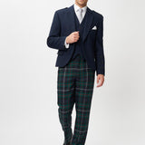 The Keville Navy Tweed Jacket & Waist Coat with Modern Robertson Trews