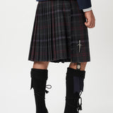 The Keville Navy Tweed Jacket & Waist Coat with Scottish Spirit Kilt