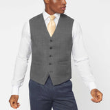 The Bidwell - 3 Piece Navy Morning Suit | Mid Grey Waistcoat