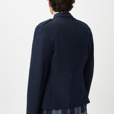 The Keville Navy Tweed Jacket & Waist Coat with Help for Heroes Kilt