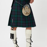 Prince Charlie Jacket & 3 Button Waistcoat with Black Watch Kilt