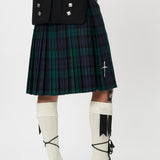 Prince Charlie Jacket & 3 Button Waistcoat with Black Watch Kilt