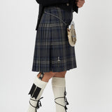 Prince Charlie Jacket & 3 Button Waistcoat with Highland Storm Kilt