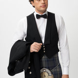 Prince Charlie Jacket & 3 Button Waistcoat with Highland Storm Kilt