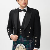 Prince Charlie Jacket & 3 Button Waistcoat with Modern Douglas Kilt