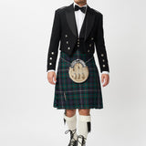 Prince Charlie Jacket & 3 Button Waistcoat with Modern Robertson Kilt