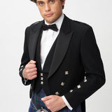 Prince Charlie Jacket & 3 Button Waistcoat with Spirit of Bannockburn Kilt