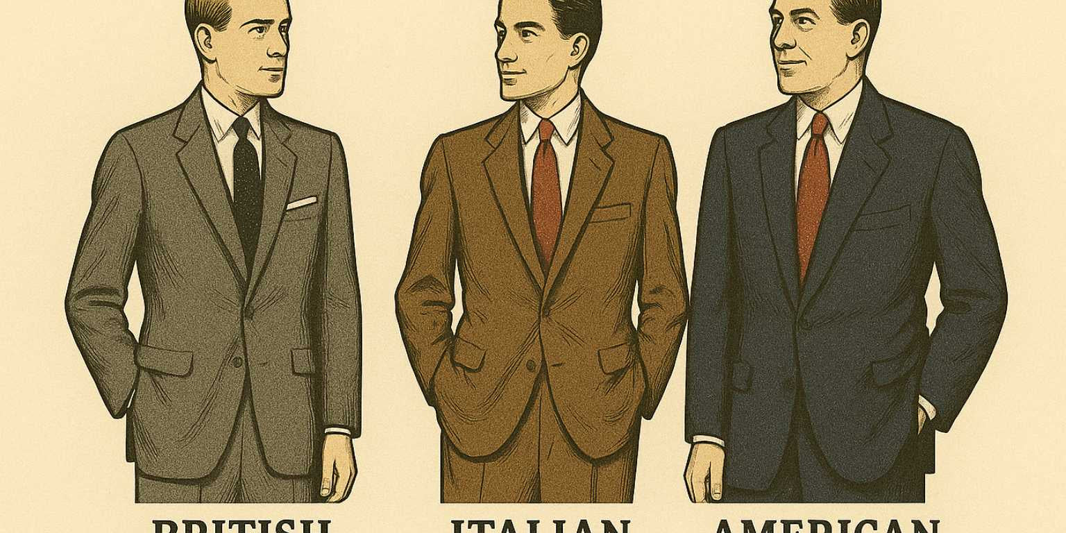 British VS Italian VS American Suits: The History