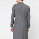The Keadell - 3 Piece Grey Morning Suit | Deep Green Double Breasted Waistcoat