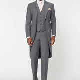 The Keadell - 3 Piece Grey Morning Suit | Grey Waistcoat