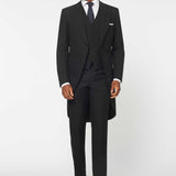 The Bidwell - 2 Piece  Black Morning Suit