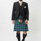 The Keville Charcoal Tweed Jacket & Waistcoat with Flower of Scotland Kilt